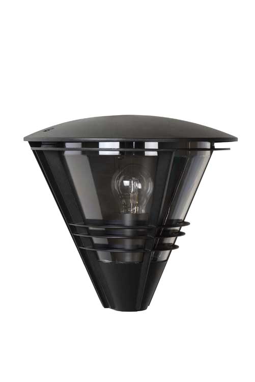 Lucide LIVIA - Applique murale Extérieur - E27 - IP44 - Noir