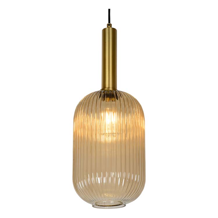 Lucide MALOTO - Suspension - Ø 20 cm - E27 - Ambre Lucide MALOTO - Suspension - Ø 20 cm - E27 - Ambre