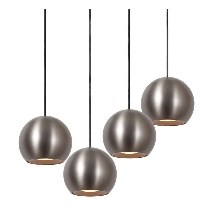 Lucide Premium Montana - Suspension - LED dimmable - CCT - 16x5,7W 2700K/4000K - Café