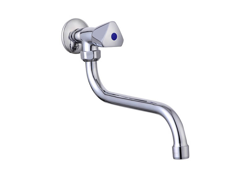 Robinet d'eau froide Cyriel chrome brillant
