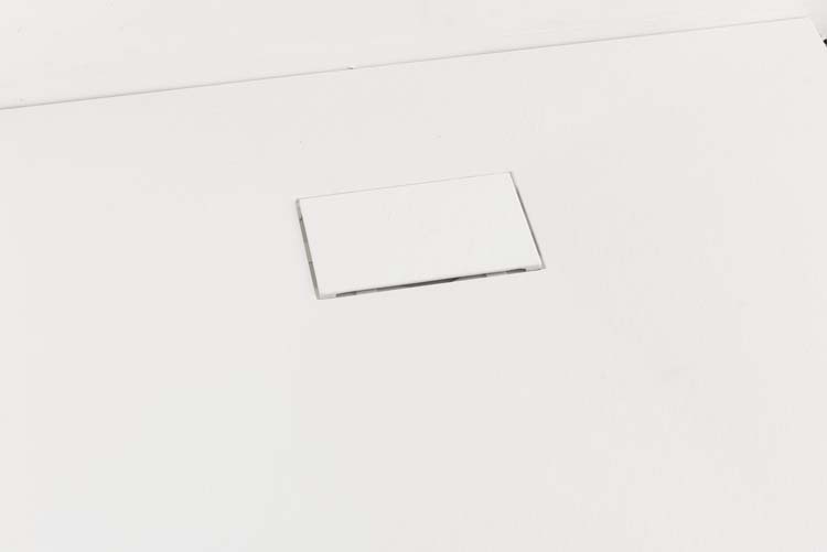 Douchebak Moby SMC mat wit leisteenlook 160x90cm