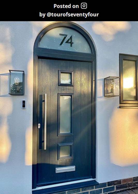 Wandlamp buiten - antraciet - E27 - IP54