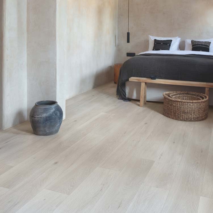 Sol stratifié Quick-step Largo 9,5mm - Chêne Long Island clair