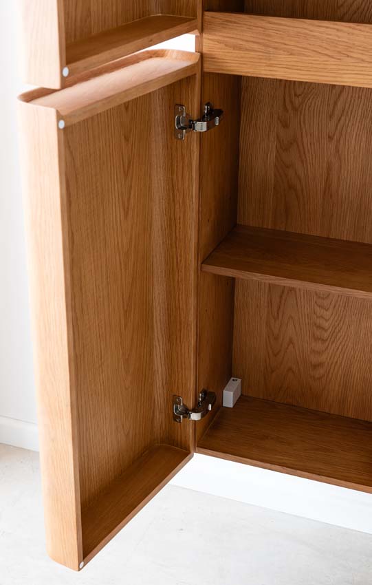 Kolomkast Floris eik hangend 170x40x35cm Kolomkast Floris eik hangend 170x40x35cm