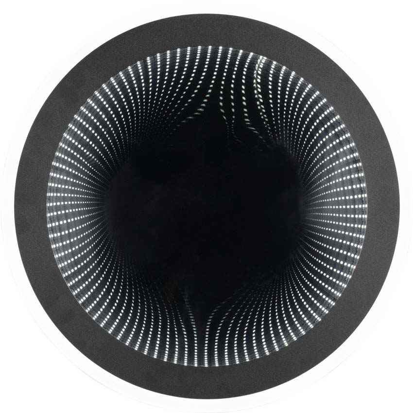 Plafonnière - Zwart - Ø38cm - Dimbaar - LED - 1x21,5W - 2700-6500K