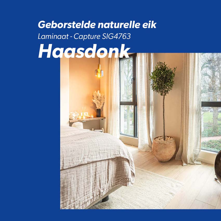 Sol stratifié Quick-step Capture waterproof 9mm - Chêne nature brossé