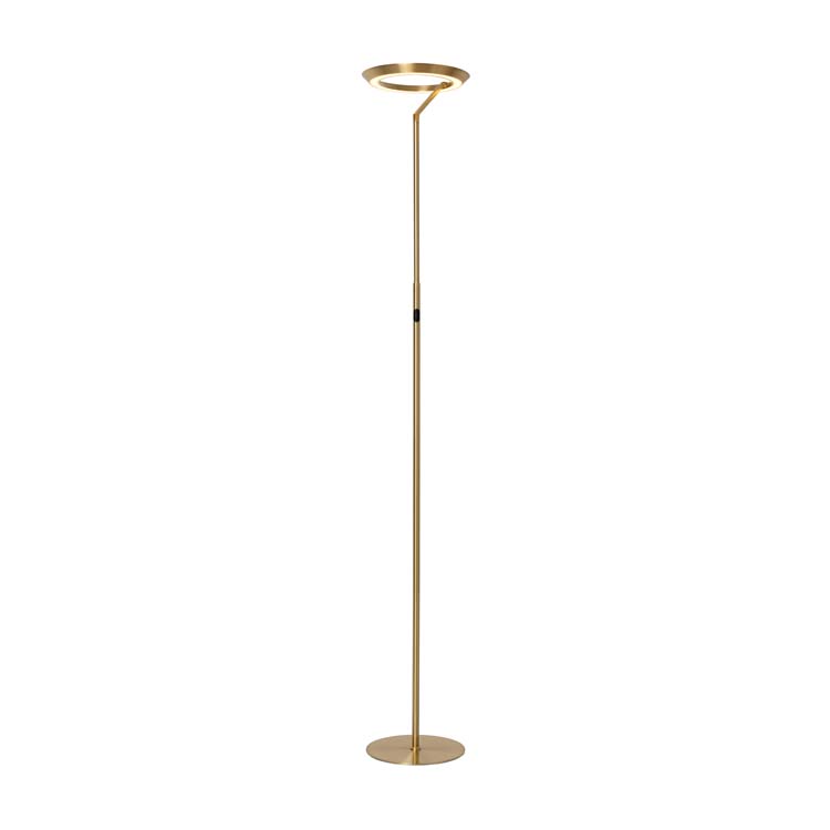 Vloerlamp - Ø 28 cm - Dimbaar - 21W - 2700K - goud / Messing