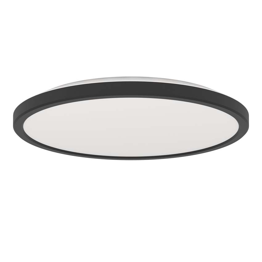 Plafonnier - Noir - Ø30cm - LED Dim. - CCT - 1x14W 2700-6500K - IP44