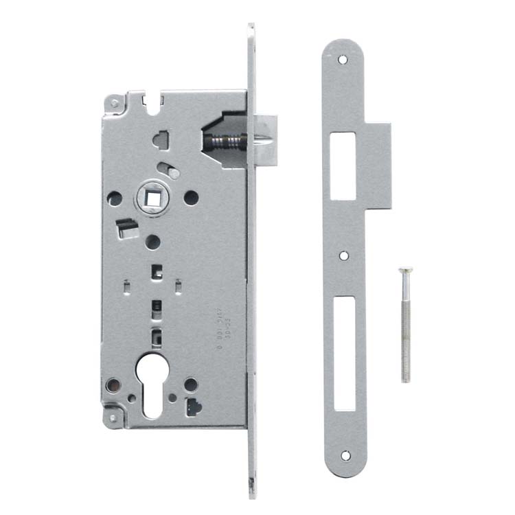 serrure AGB nickelé cylindre 85mm