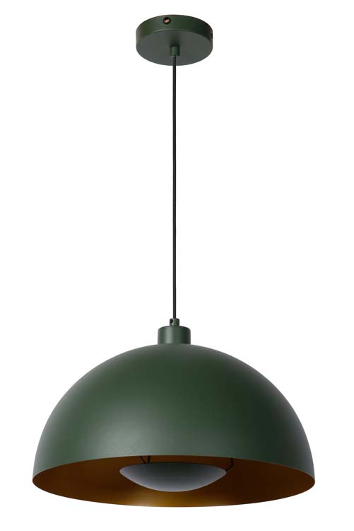 Lucide SIEMON - Hanglamp - Ø 40 cm - 1xE27 - Groen