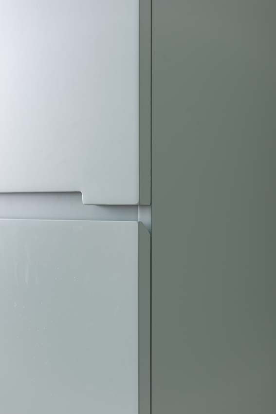 Armoire colonne Truman gris-vert suspendue 170x40x35cm