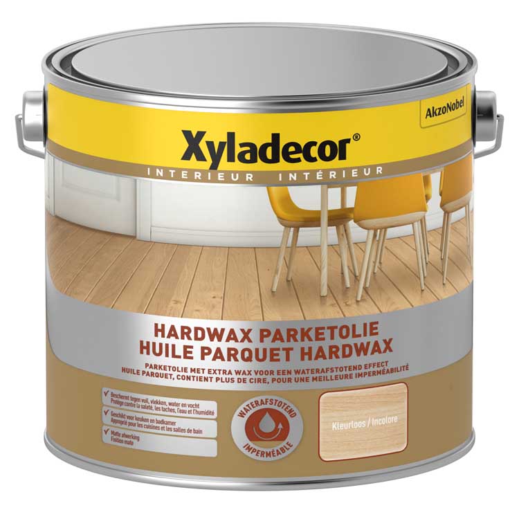 Xyladecor parket hardwaxolie kleurloos 2,5L