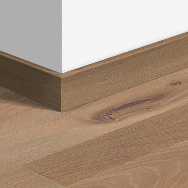 Quick-Step plinthe parquet chêne champagne brut huilé 80x16x2400mm
