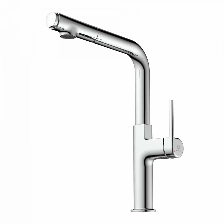 Robinet de cuisine Wasserwerk WK 11 chrome avec bec extractible