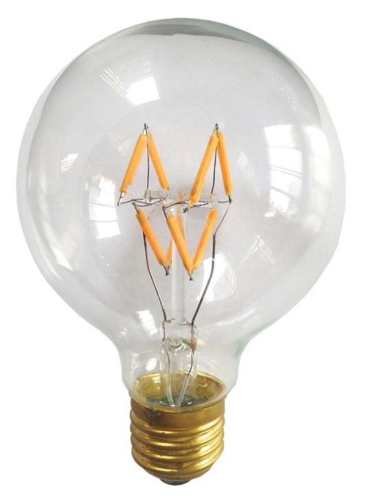 Lampe globe LED dimmable E27 4W 130lm