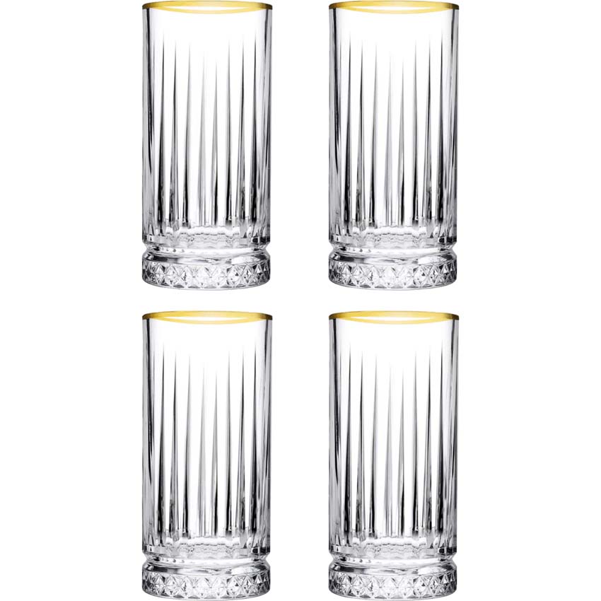 Longdrinkglas Dublin transparant 42cl set van 4