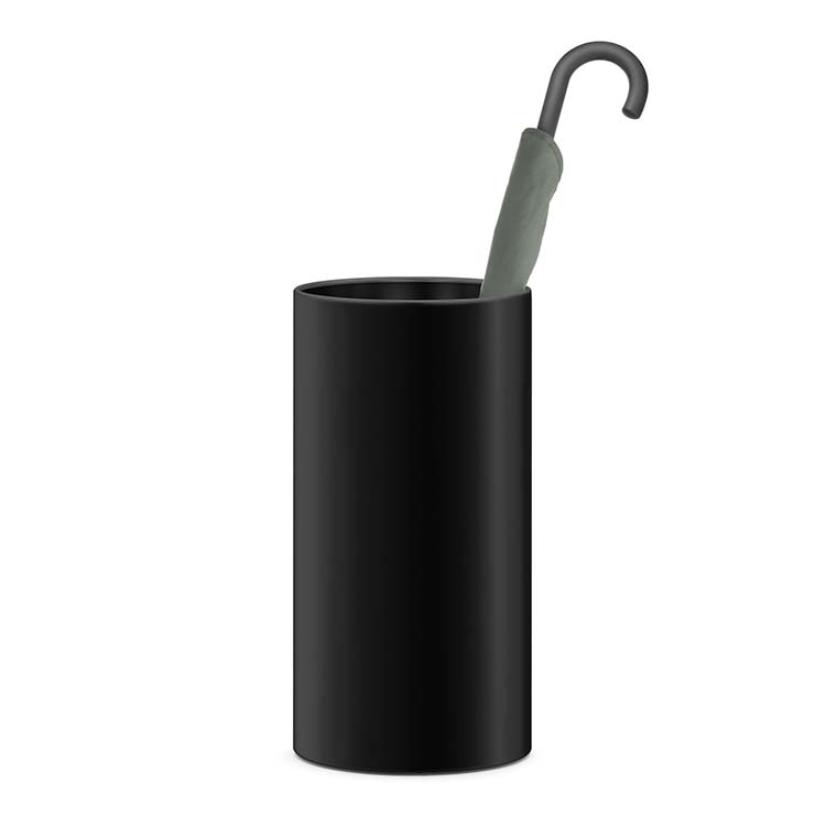 Porte parapluie Civios noire D25 cm H49 cm