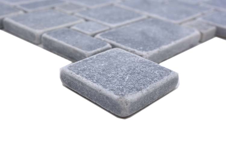 Mosaïque Bluestone Mix mat 30,5x30,5cm