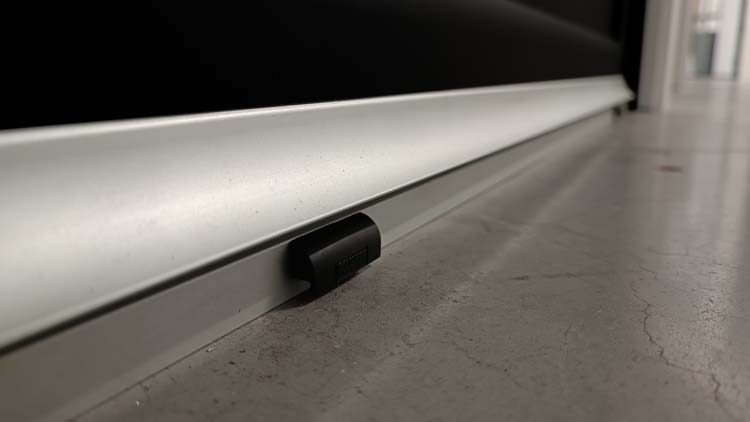 Buitendeur alu Faro zwart L 960X2180 mm