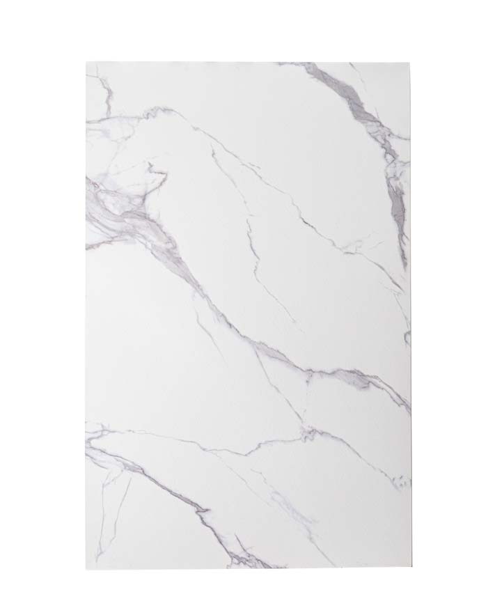 Panneau de douche Milo Slate blanc aspect marbre 152,4x243,8cm