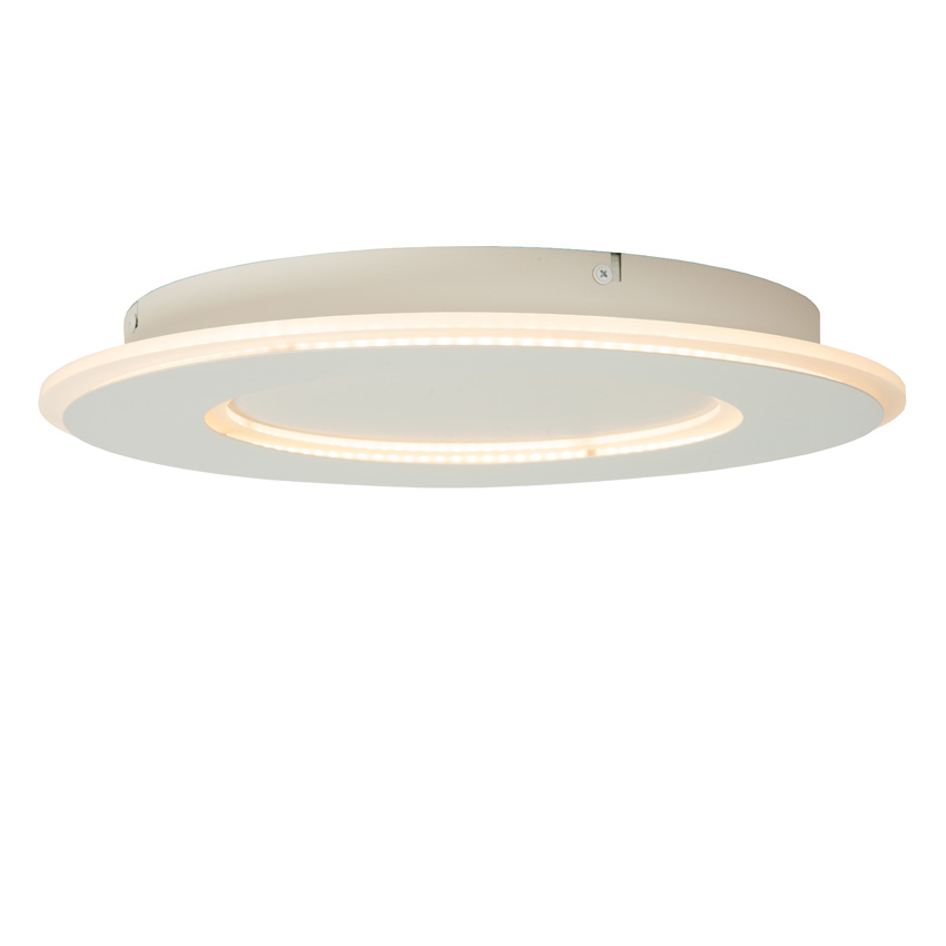 Plafonnier - Ø39,6cm - LED à 3 niveaux dimmable - 1x24W 2700K - Blanc