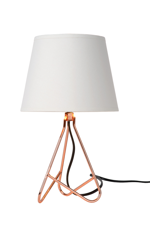GITTA - Lampe de table - Ø 17 cm - 1xE14 - Cuivre
