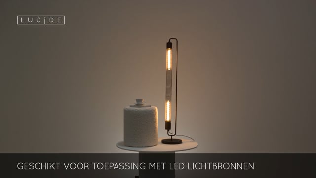 Lucide CALIXT - Lampadaire - 2xE27 - Noir