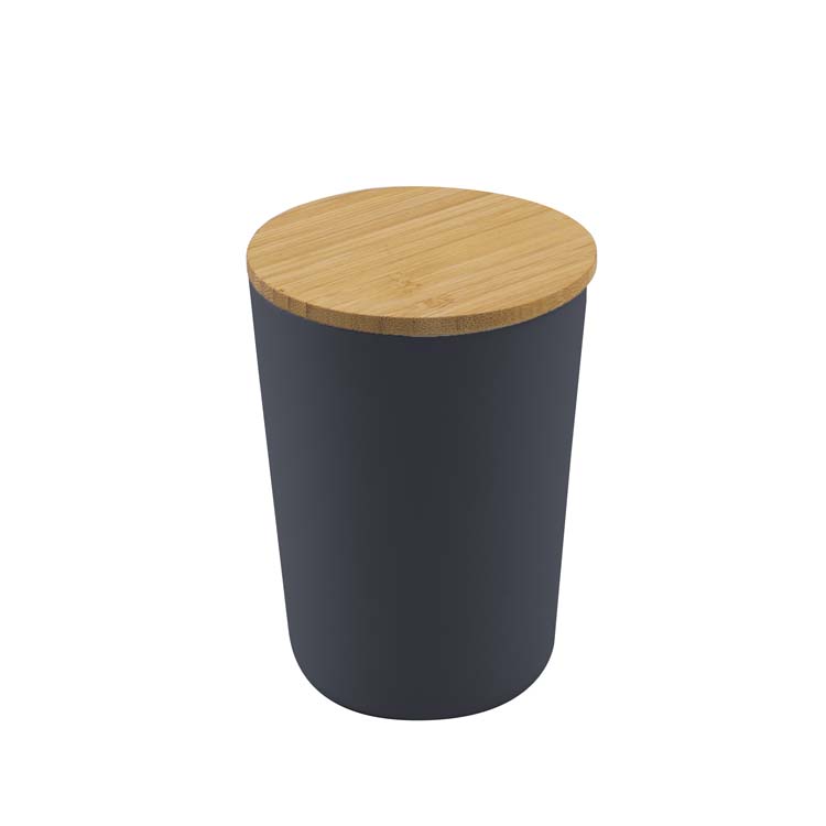 Voorraaddoos Point-Virgule medium donkergrijs H14.5 cm