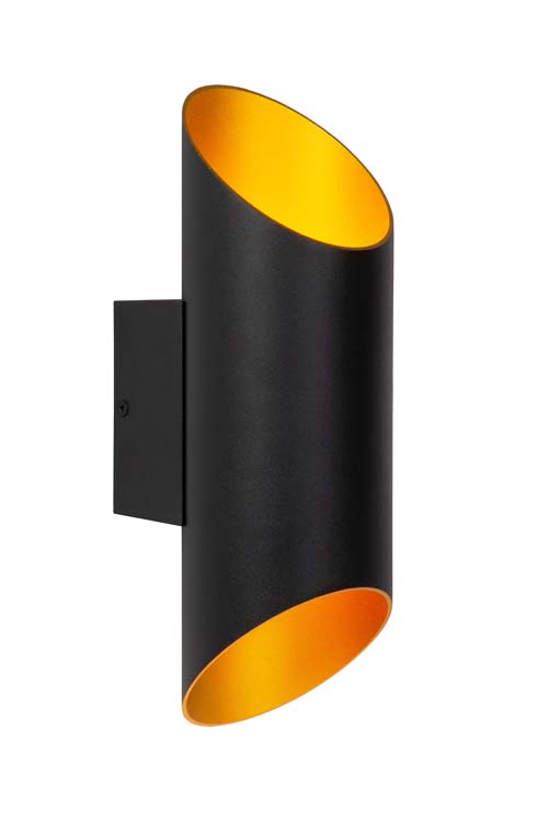 Applique murale - Ø 10 cm - 1xG9 - Noir