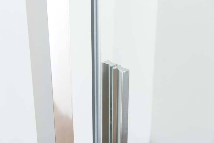 Douchewand Ulrich chroom profiel 88-90x200cm