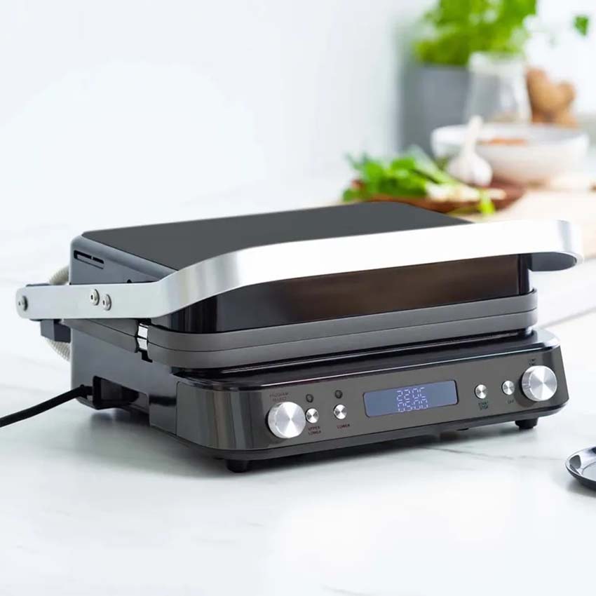 Grill de contact Dagelijkse Kost Greenpan sans PFAS noir 42,6x24,7x16,7cm