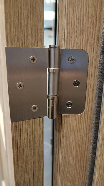 Porte intérieure complète Realwood 2 Panel 201,5x83cm tubulaire réversible + châssis 16,5cm