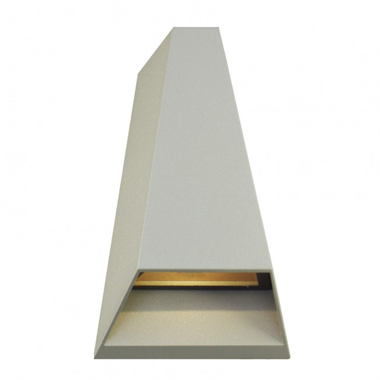 Lampe murale gris clair inclus 2 LED lampes 3W 160 lumen