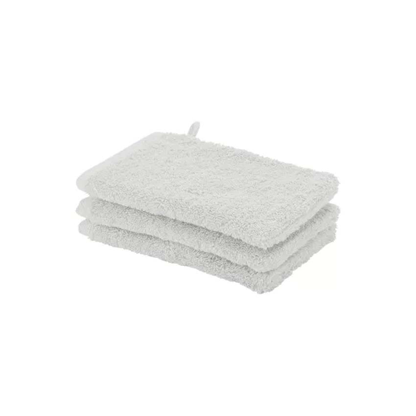Gant de toilette Aquanova London coton Égyptien blanc 16x22cm