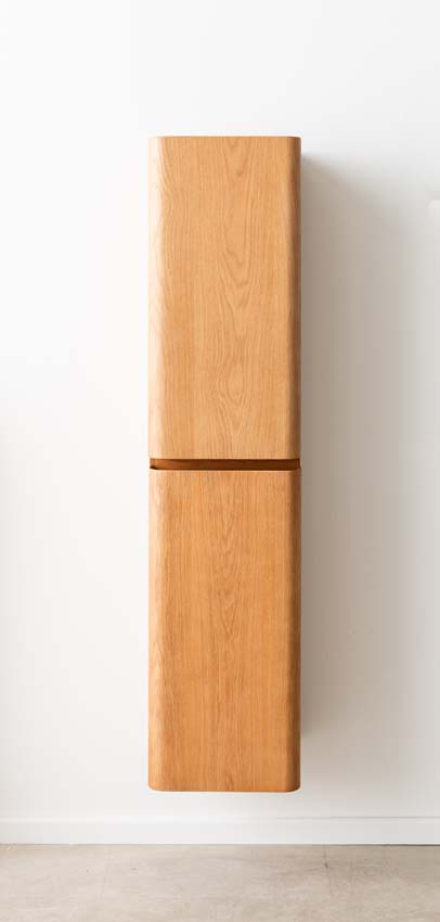 Kolomkast Floris eik hangend 170x40x35cm Kolomkast Floris eik hangend 170x40x35cm