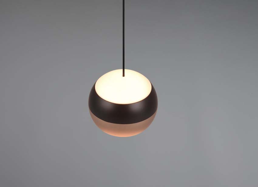 Suspension Easy Lift - Noir - Ø15,5 cm - Dimmable - 1x8W - 2300-4000K
