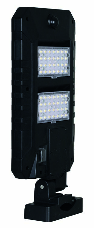 Solar spot Padua met bewegingssensor zwart 1000 lumen