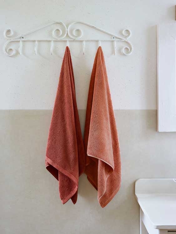 Aquanova serviette de bain London 55X100cm apricot