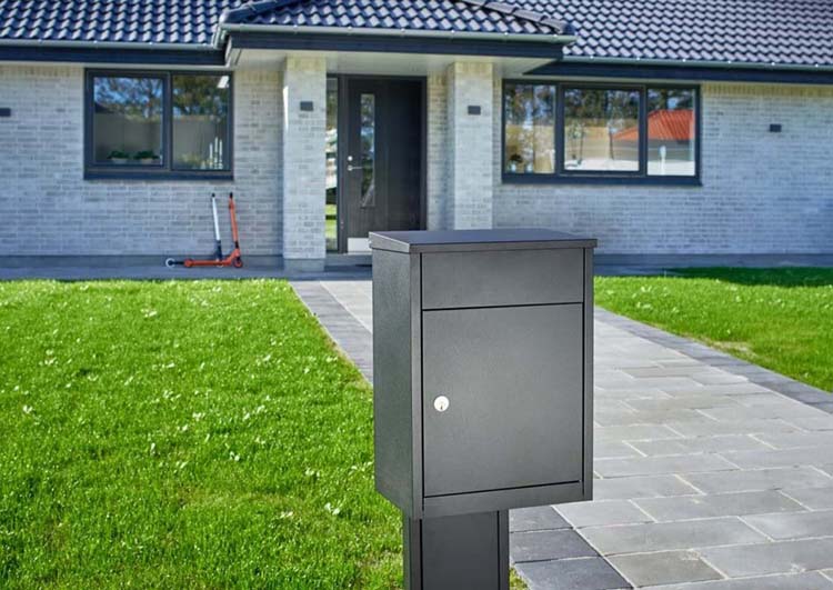 Boîte à colis Arwen 500 anthracite 53x38x25cm