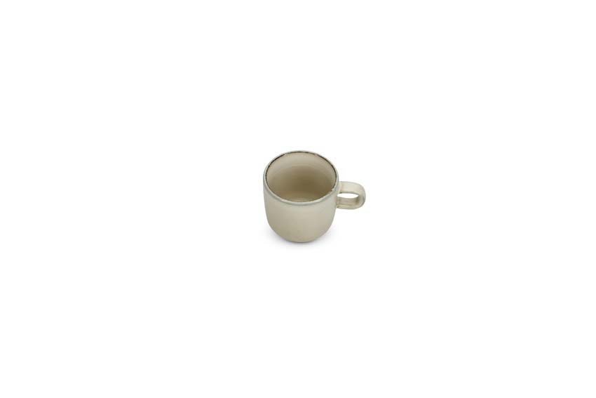 Tasse Salt & Pepper Meridian en faïence beige 24 cl
