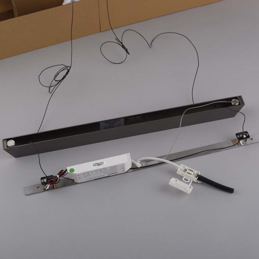 Suspension - Gris - 125cm - Dimmable - 1x18W - 3000K