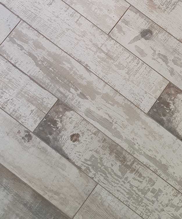 Keramisch parket Legno Capo Bianco wit/beige 15x90cm