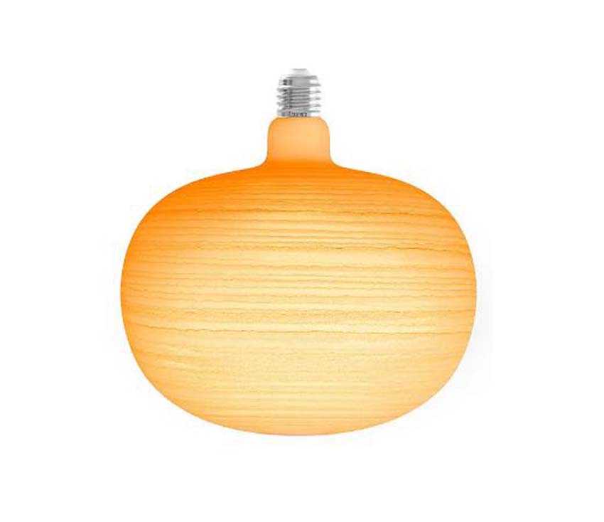 Ampoule LED ronde - E27 - Blanc - Ø17cm - Dimmable - 1x4W - 220lm - 1800K - 1 pièce