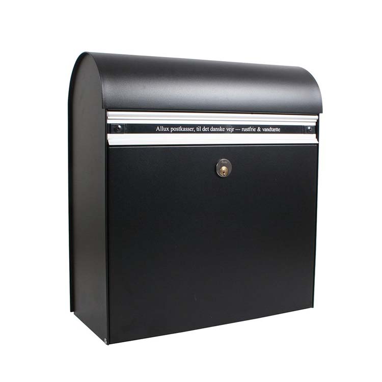 Brievenbus Avas ks200 zwart  44,5x40x18cm