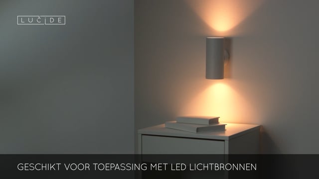 Lucide BONDI - Spot mural - 2xGU10 - Blanc