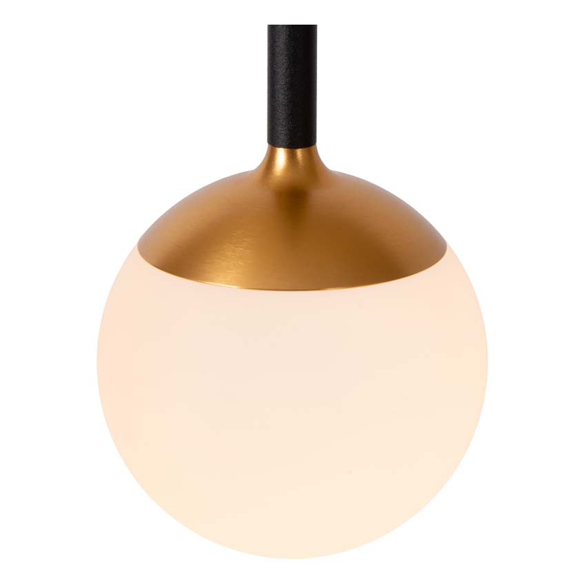 Lucide Premium Calina - Suspension - Ø41,9cm - LED dimmable - CCT - 5x7,4W 2200K/3300K - Noir