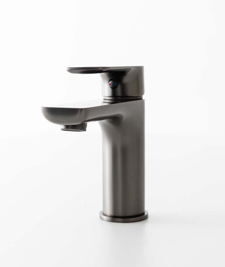 Wastafelkraan Miley edge gunmetal