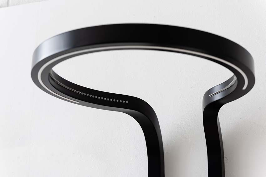 Doucheset Vicky thermostatisch met LED zwart