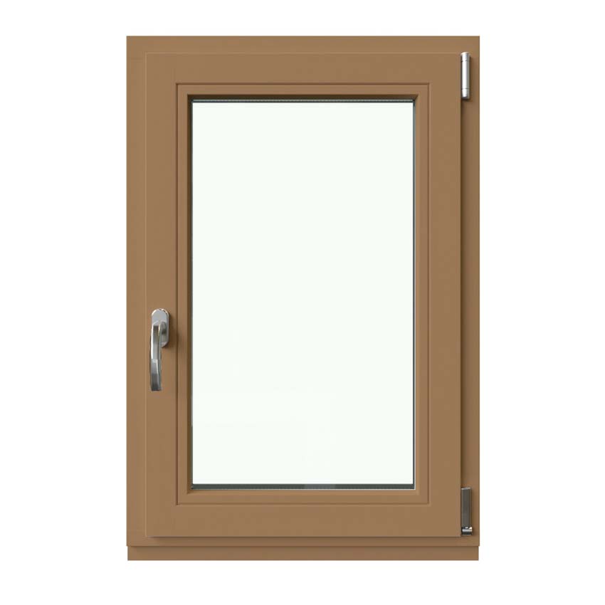 Houten draaikiepraam 1-vleugel Vardelux meranti 68mm naturel 1000x1400mm rechts