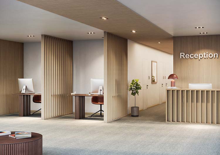 Lame Line up Divide chêne clair 10x260x3,5cm